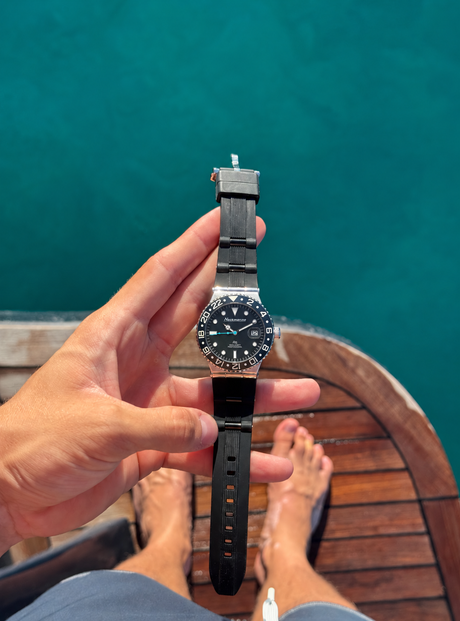 AQUAMATIC BLACK AUTOMATIC 38mm