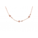 COLLAR PALMERAS ORO ROSA