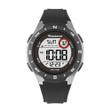 Reloj digital de acero de color rojo para hombre  - Pulsera de caucho Reloj digital de acero de color rojo para hombre  - Pulsera de caucho