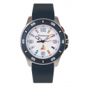 reloj de acero y resina para hombre. pulsera de caucho reloj de acero y resina para hombre. pulsera de caucho